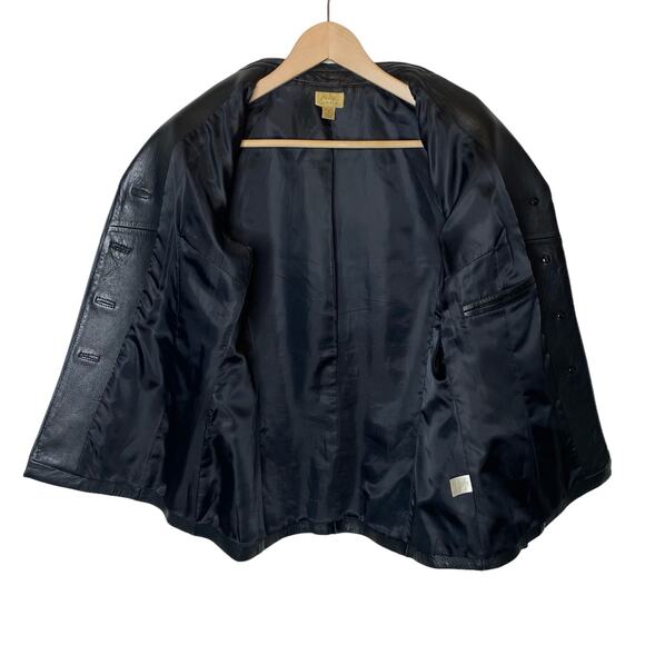 Caslon Vintage Leather Black Jacket - Picture 7 of 13